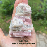 Wild Pink Tourmaline Clusters