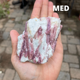 Wild Pink Tourmaline Clusters