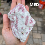 Wild Pink Tourmaline Clusters