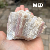 Wild Pink Tourmaline Clusters