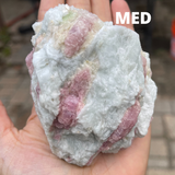 Wild Pink Tourmaline Clusters