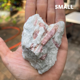 Wild Pink Tourmaline Clusters