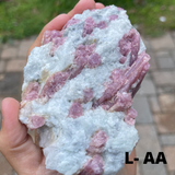 Wild Pink Tourmaline Clusters