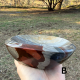 Polished Polychrome Jasper Bowls (Large)