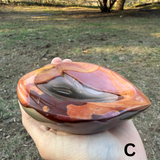 Polished Polychrome Jasper Bowls (Large)