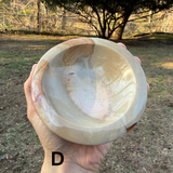 Polished Polychrome Jasper Bowls (Large)