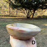 Polished Polychrome Jasper Bowls (Large)