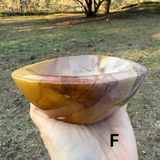 Polished Polychrome Jasper Bowls (Large)