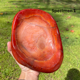 Polished Carnelian Bowls