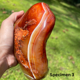 Polished Carnelian Bowls