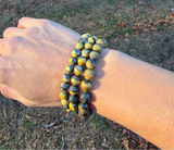 Polished Bumblebee Jasper Bracelet