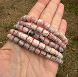 Polished Rhodochrosite Bracelet