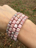 Polished Rhodochrosite Bracelet