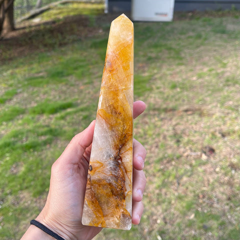 Golden Healer Quartz Towers