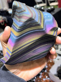 COMING SOON Rainbow Obsidian Freeform