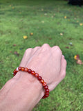 Polished Carnelian Bracelet