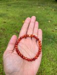 Polished Carnelian Bracelet