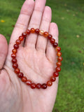 Polished Carnelian Bracelet