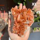 Wild Fire Quartz Clusters
