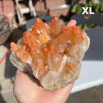 Wild Fire Quartz Clusters