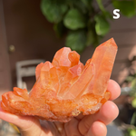 Wild Fire Quartz Clusters