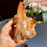 Wild Fire Quartz Clusters