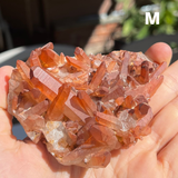 Wild Fire Quartz Clusters