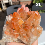 Wild Fire Quartz Clusters