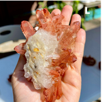 Wild Fire Quartz Clusters