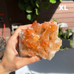 Wild Fire Quartz Clusters