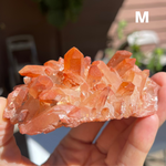 Wild Fire Quartz Clusters