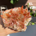 Wild Fire Quartz Clusters