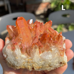 Wild Fire Quartz Clusters