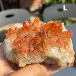 Wild Fire Quartz Clusters