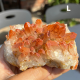 Wild Fire Quartz Clusters
