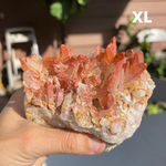Wild Fire Quartz Clusters