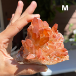 Wild Fire Quartz Clusters