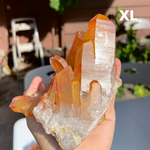 Wild Fire Quartz Clusters