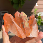 Wild Fire Quartz Clusters