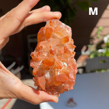 Wild Fire Quartz Clusters