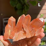 Wild Fire Quartz Clusters
