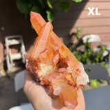 Wild Fire Quartz Clusters