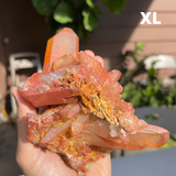 Wild Fire Quartz Clusters