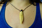 Palo Santo Feather Necklace