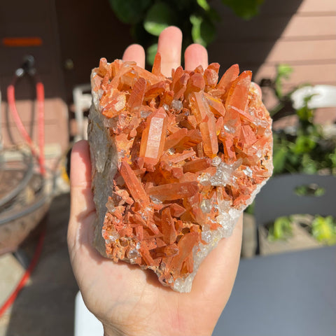 Wild Fire Quartz Clusters